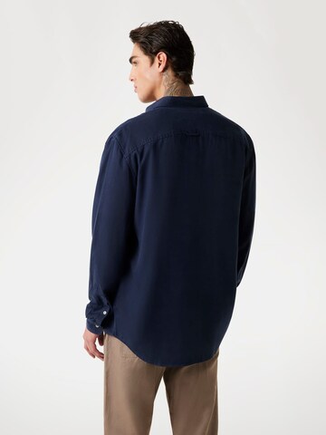 GUESS Regular fit Button Up Shirt in Blue