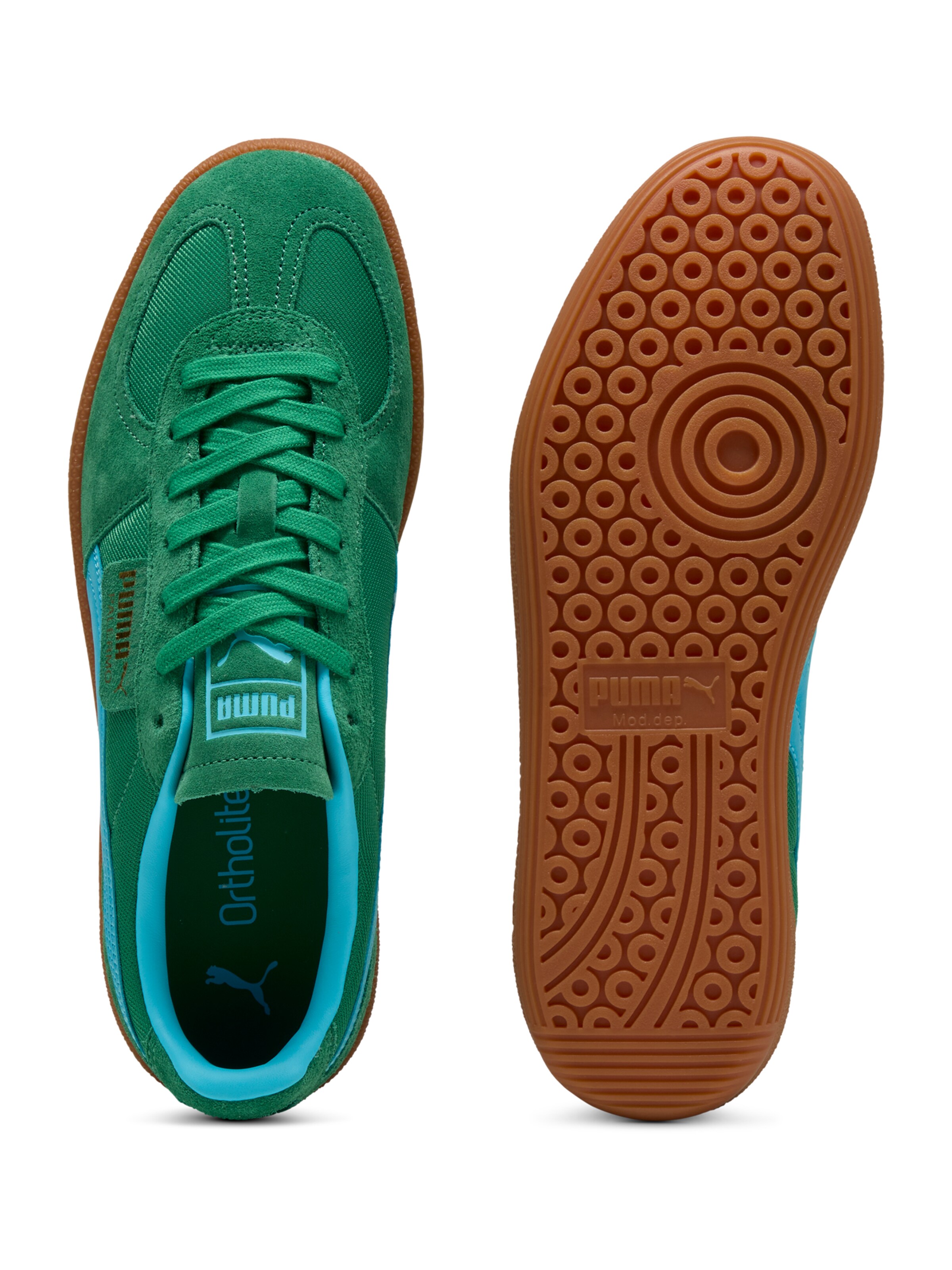 Baskets basses 'Palermo' PUMA en vert