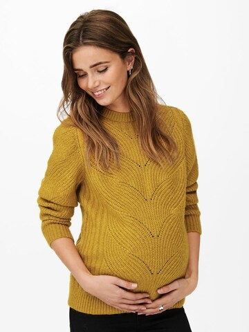 Only Maternity Sweater 'Hope' in Yellow