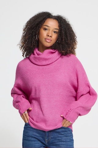 Pull-over 'Kamara' ICHI en violet : devant