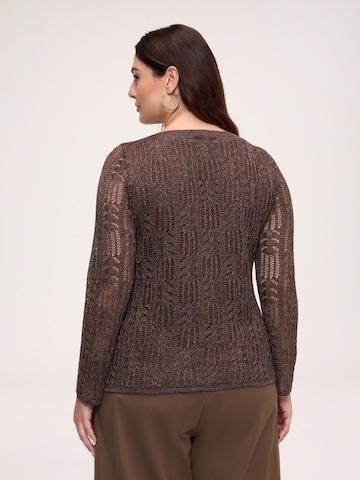 Fiorella Rubino Sweater in Brown