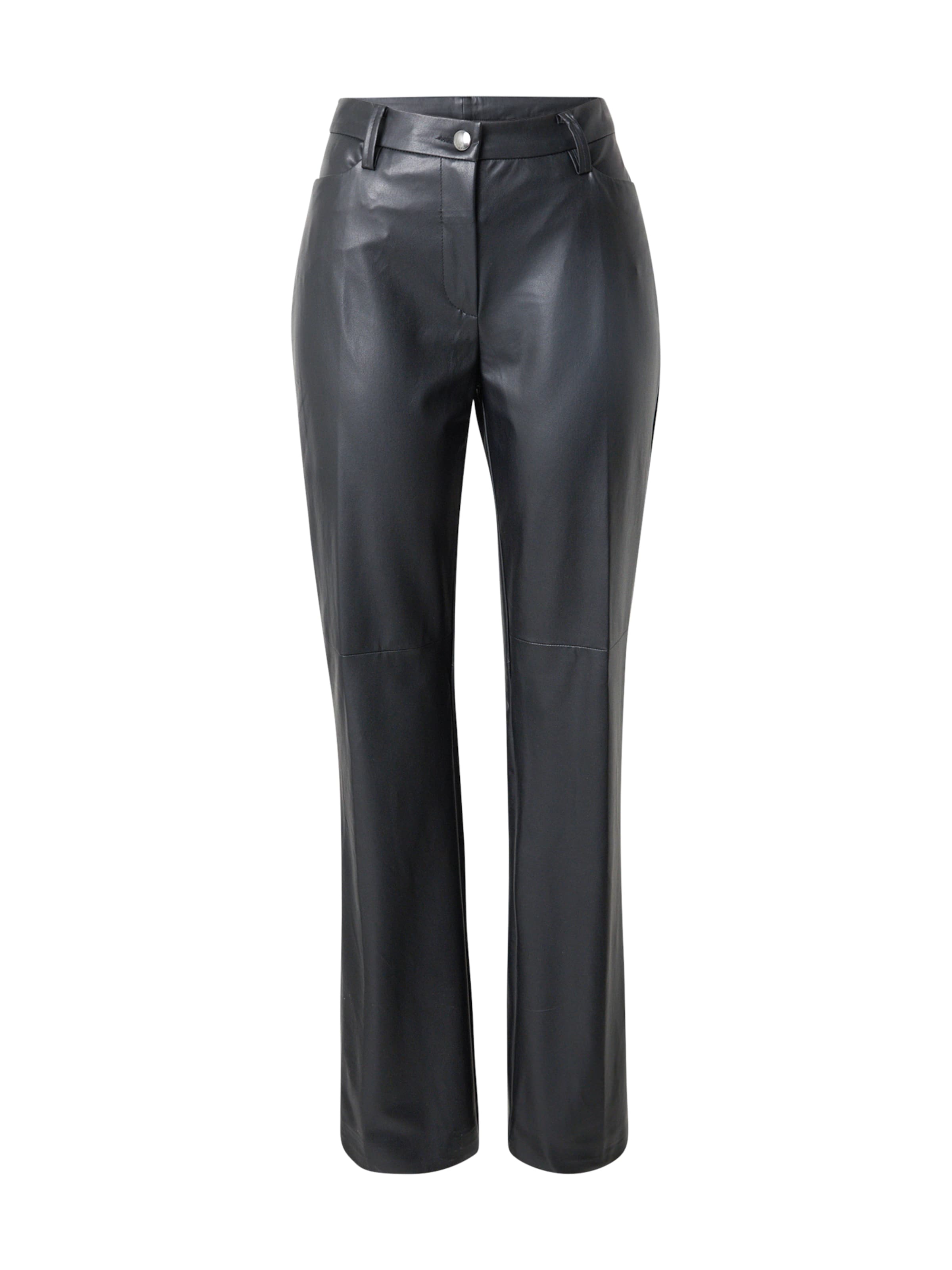 MAC Flared Hose 'AIDA' in Schwarz: Vorderseite