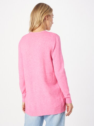 ONLY Gebreid vest 'LESLY' in Roze