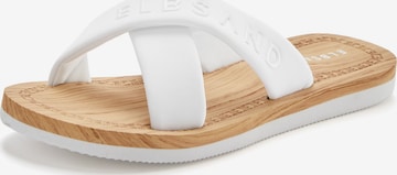 Elbsand Μιούλ σε λευκό: μπροστά