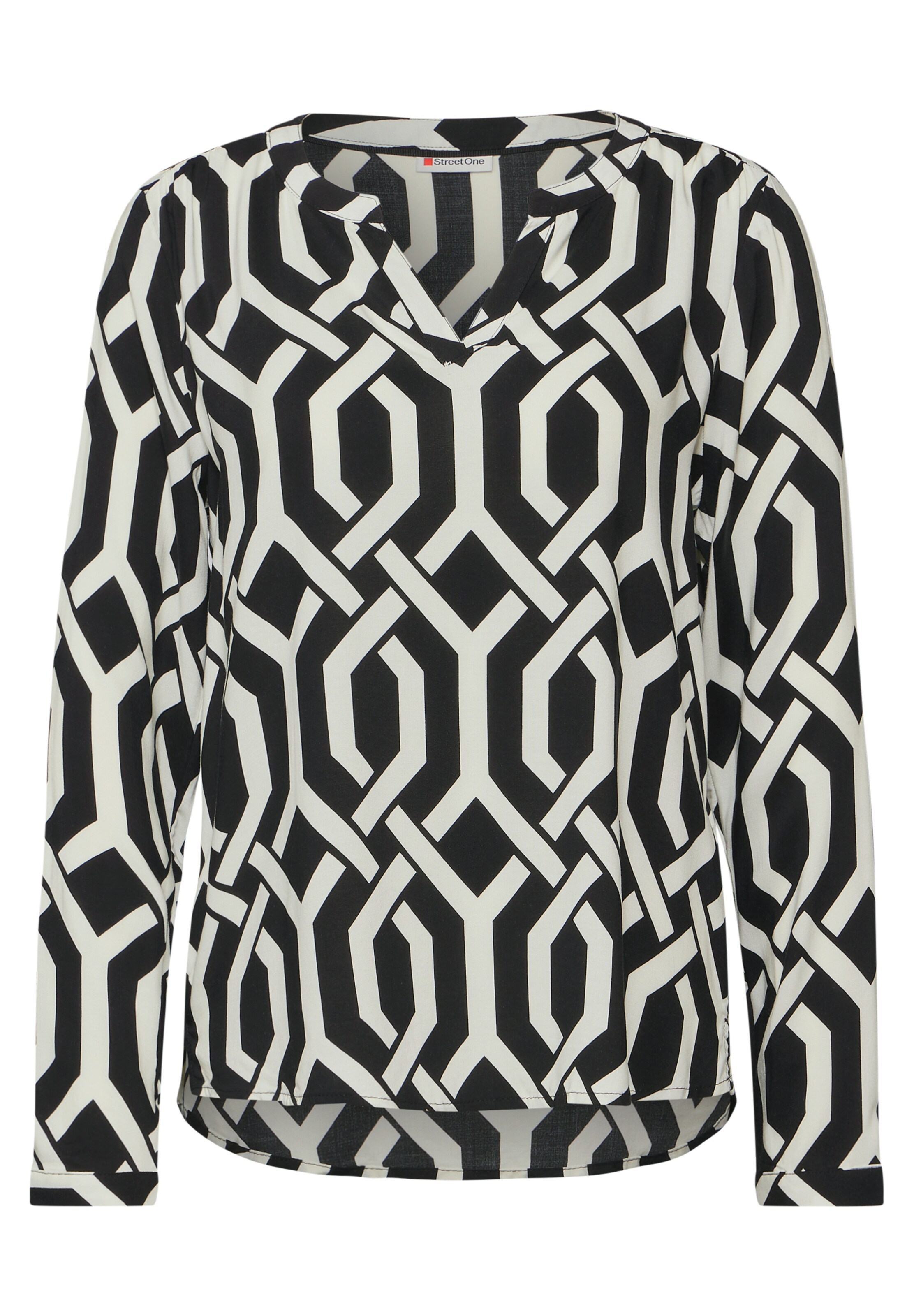 Chemisier STREET ONE en noir : devant