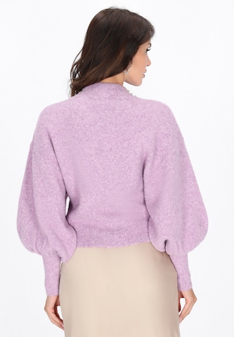 Pull-over faina en violet