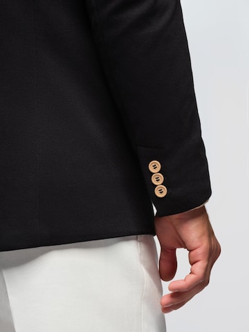 Regular fit Giacca da completo di Ombre in nero