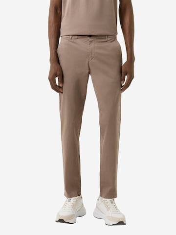 BOGNER Regular Chinohose 'Riley' in Braun: Vorderseite