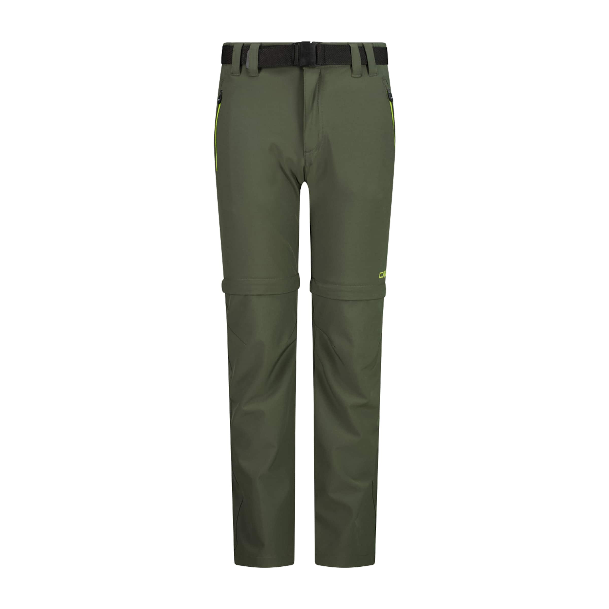 CMP Outdoor Pants in Green: front