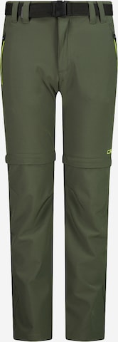 CMP Outdoor Pants in Green: front