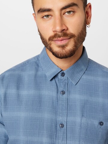 TOM TAILOR Regular fit Button Up Shirt in Blue