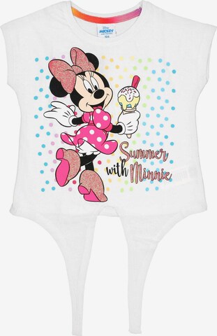 T-Shirt 'Minnie Mouse' DISNEY en blanc : devant