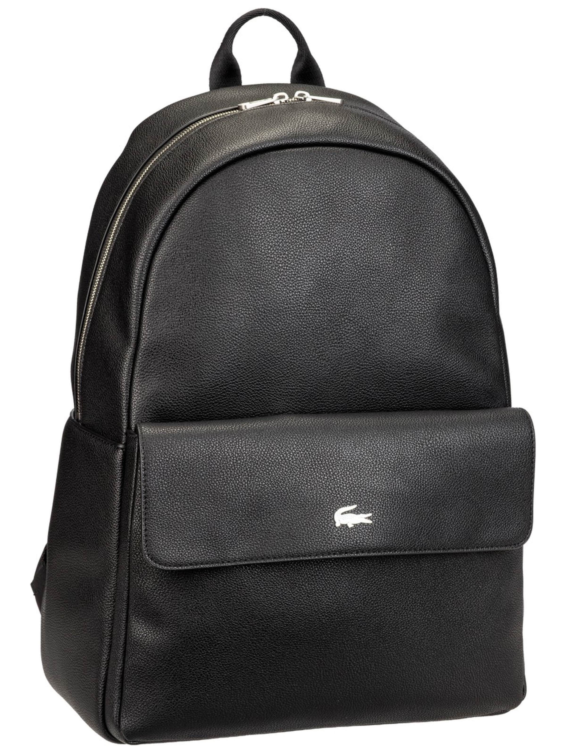 LACOSTE Rucksack in Schwarz: Vorderseite