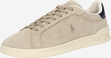 Sneaker bassa 'HRT CRT II' di Polo Ralph Lauren in beige: frontale