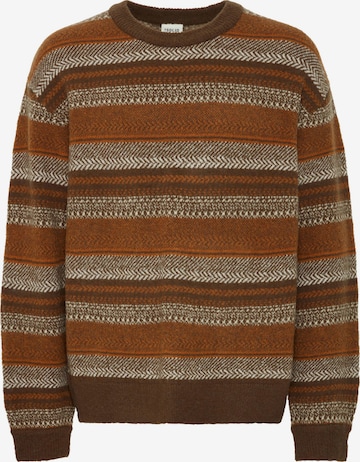 !Solid Pullover 'Maxwell' in Braun: Vorderseite