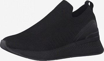 Tamaris Fashletics Slip-Ons in Black: front