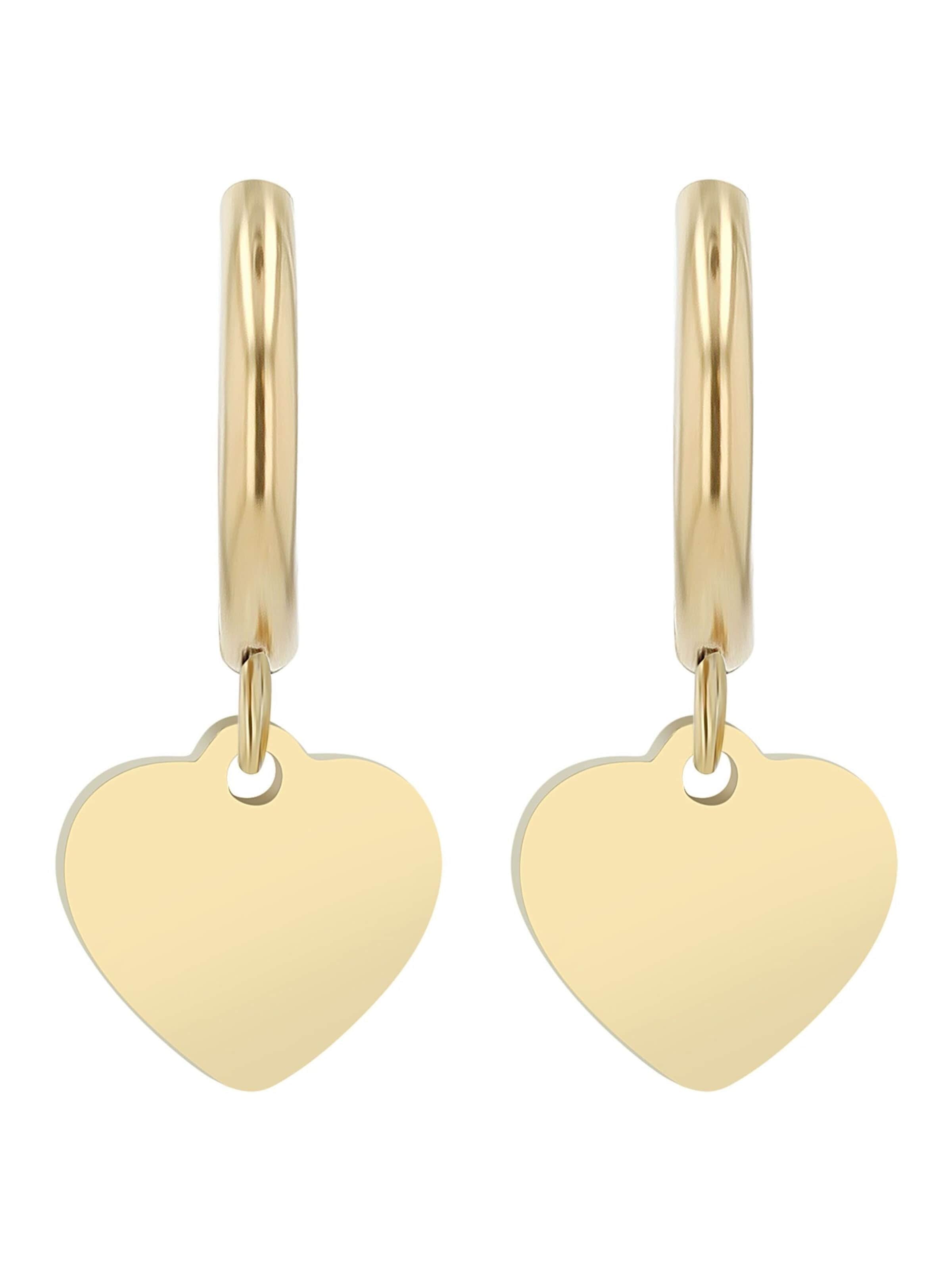 Akzent Earrings 'Tanith, langlebig' in Gold: front