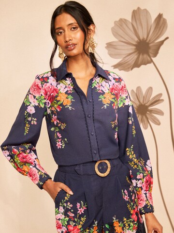 Camicia da donna di love & roses in blu