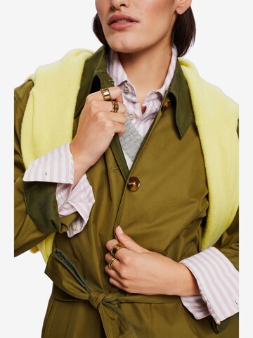 ESPRIT Between-Seasons Coat in Green