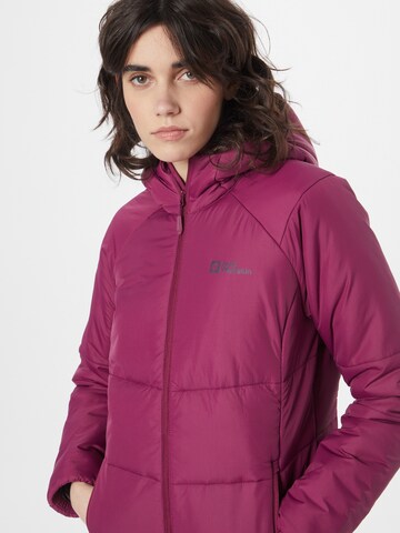 JACK WOLFSKIN - Casaco outdoor 'BERGLAND' em roxo