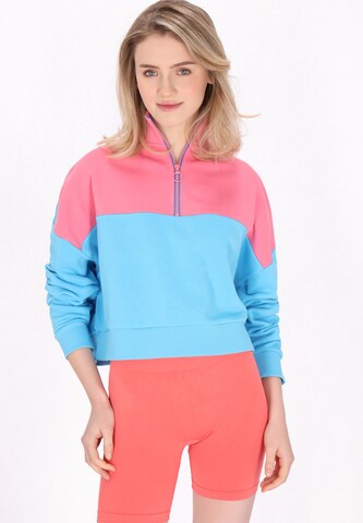 myMo ATHLSR Свитшот 'Comfy' в Ярко-розовый: спереди