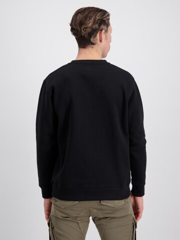ALPHA INDUSTRIES Sweatshirt in Black