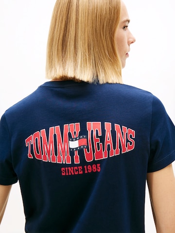 Tommy Jeans Тениска в синьо