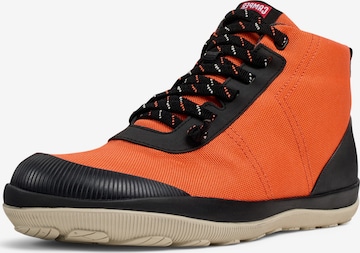 CAMPER Lace-up boot 'Peu Pista' in Orange: front