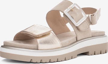ARA Strap sandal in Beige: front