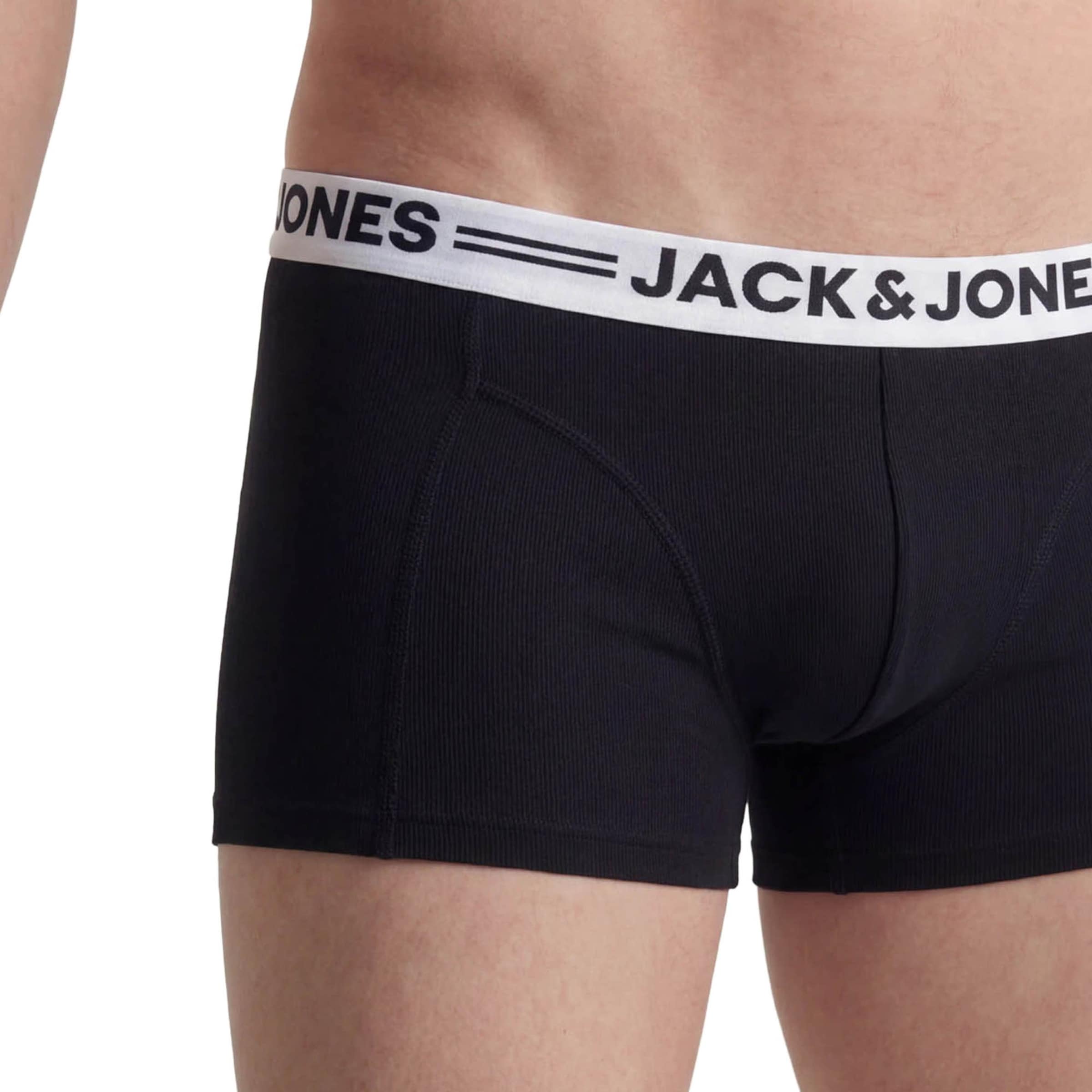 JACK & JONES Μποξεράκι 'JACSENSE' σε μαύρο