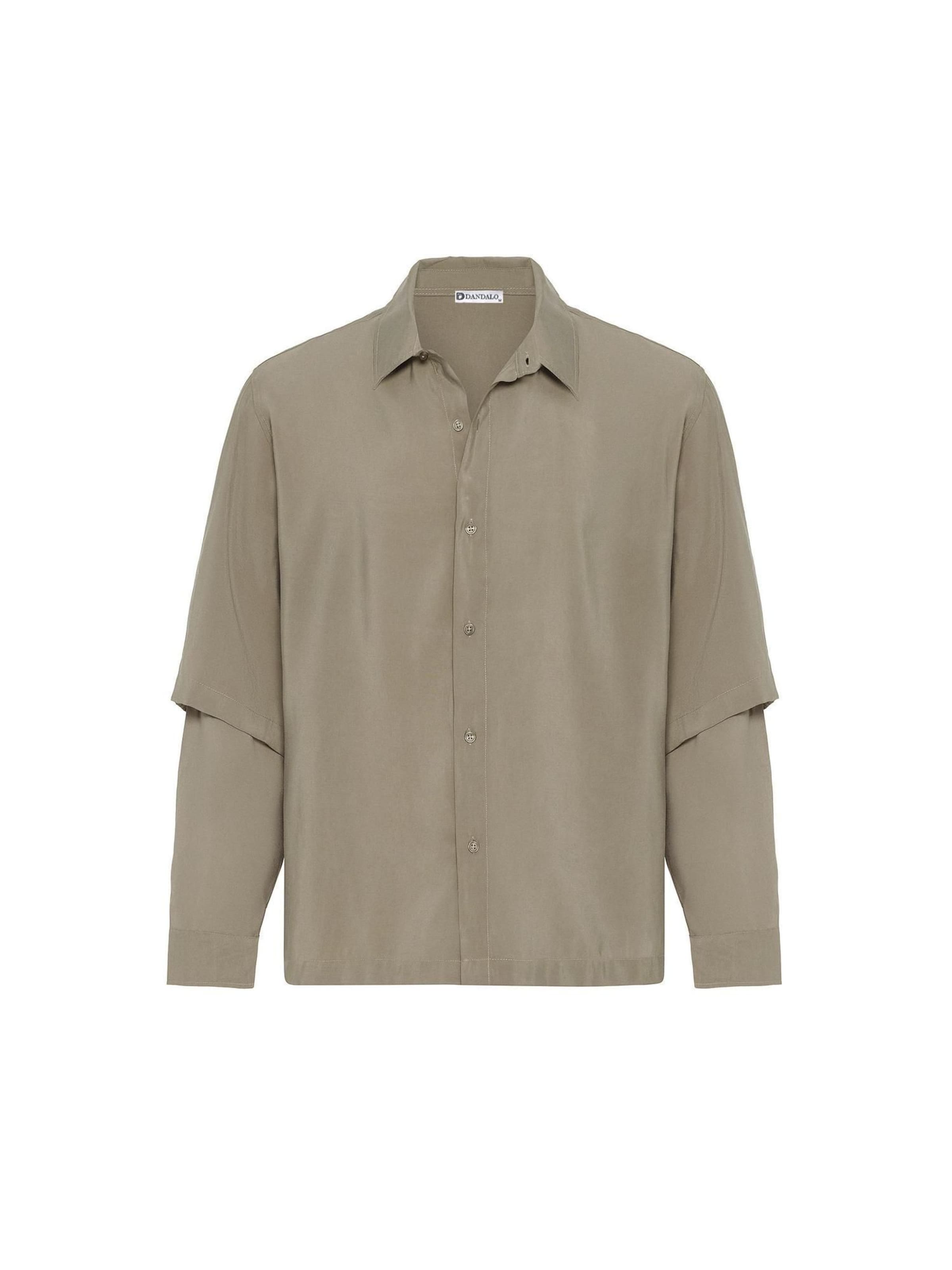 Dandalo Comfort fit Button Up Shirt in Green: front