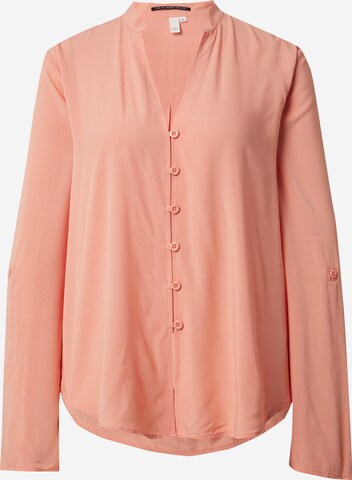 Camicia da donna di QS in arancione: frontale