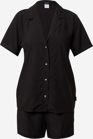 Calvin Klein Underwear Short Pajama Set in Black: front