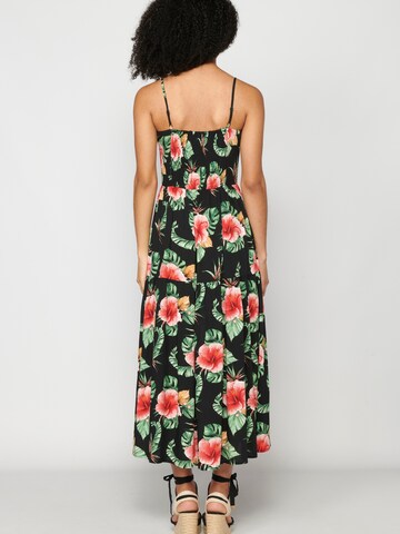 Robe d’été KOROSHI en noir