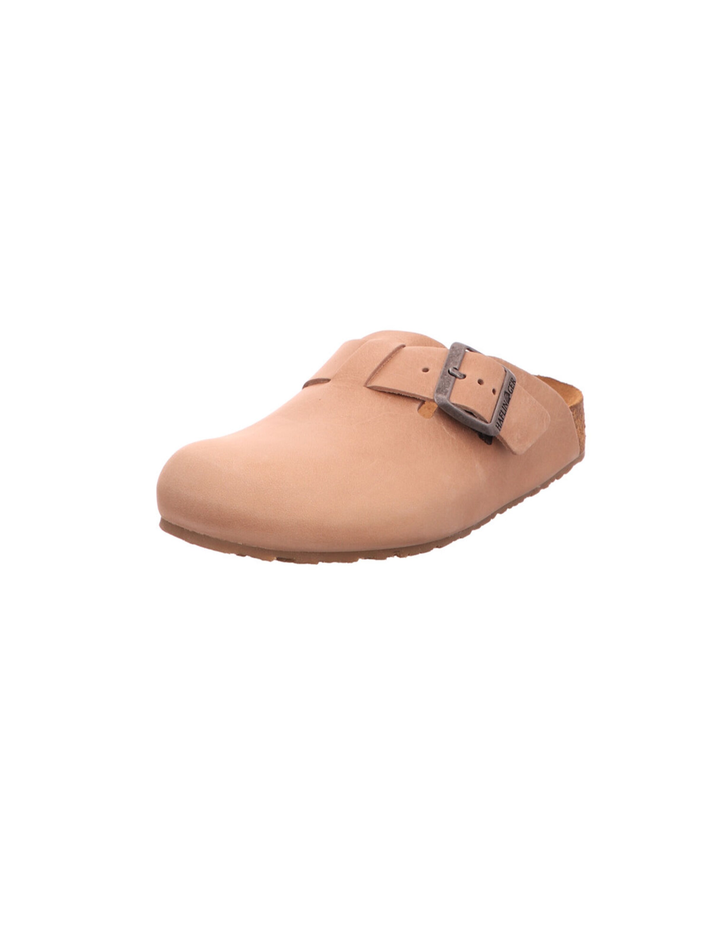 HAFLINGER Clogs 'Porto' in Braun: Vorderseite