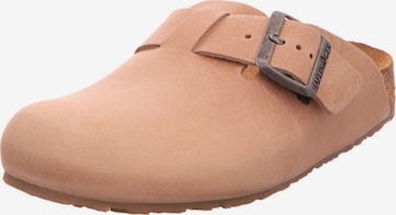HAFLINGER Clogs 'Porto' in Braun: Vorderseite