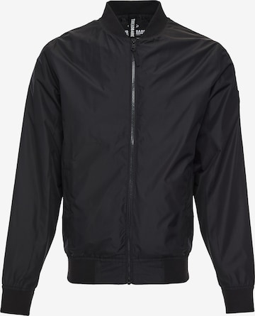 Threadbare Between-Season Jacket 'Rudie' in Black: front