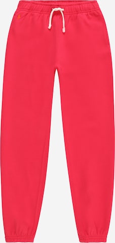Polo Ralph Lauren Дънки Tapered Leg Панталон в червено: отпред
