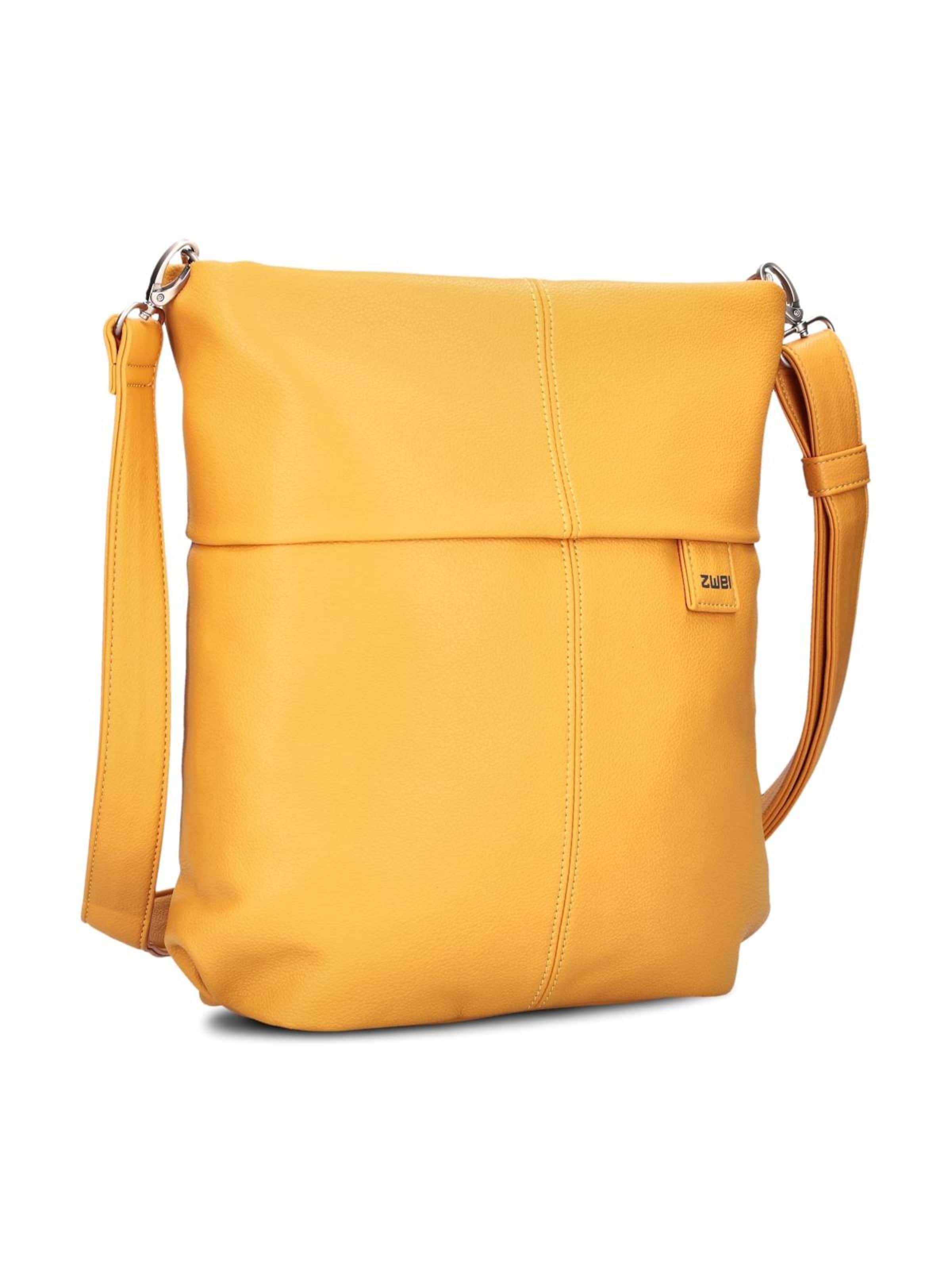 Borsa a mano 'MADEMOISELLE.M M12' di ZWEI in giallo: frontale
