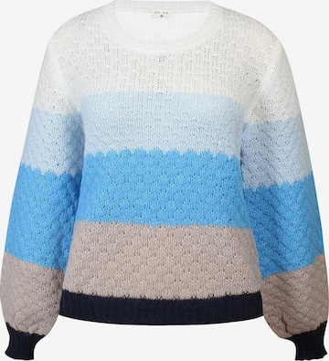 ze-ze Trui 'Cendall 013' in Blauw: voorkant