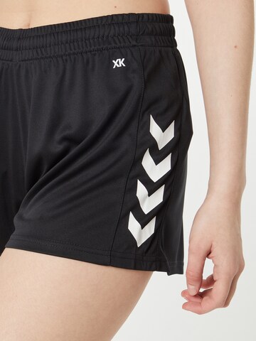 Hummel Regular Sportshorts in Schwarz