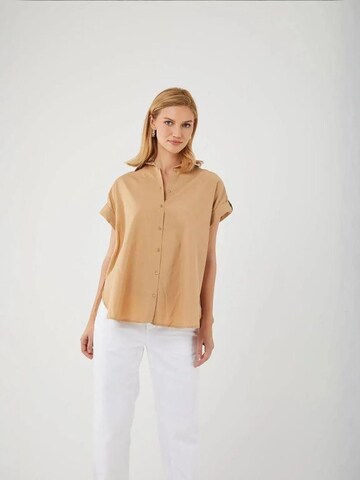 MixRay Blouse in Beige
