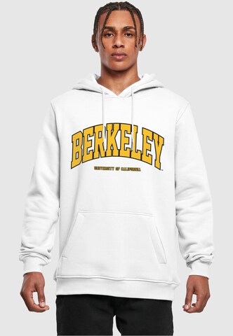 Sweat-shirt 'Berkeley University' Merchcode en blanc : devant