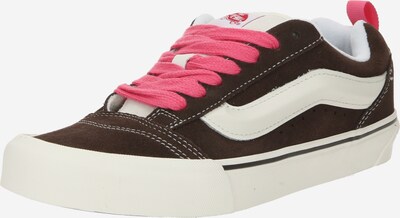 VANS Sneaker low 'Knu Skool' i mørkebrun / pink / hvid, Produktvisning