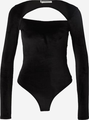 Underprotection Shirt bodysuit in Black: front