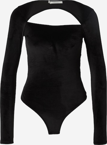 Underprotection Shirt Bodysuit in Black: front