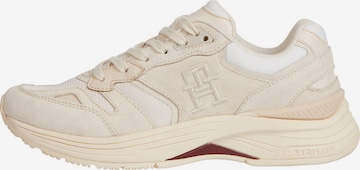 TOMMY HILFIGER - Zapatillas deportivas bajas en beige: frente