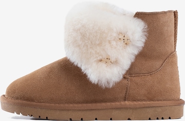 Bottes de neige 'Junia' Gooce en marron : devant