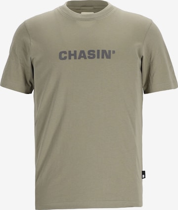 T-Shirt 'Duell Tee' CHASIN' en vert : devant