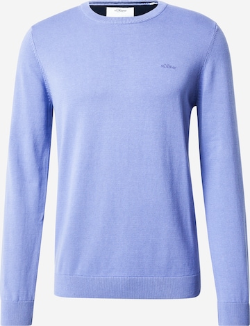 Pull-over s.Oliver en bleu : devant